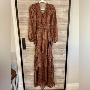ASTR Long Sleeve Maxi Dress
